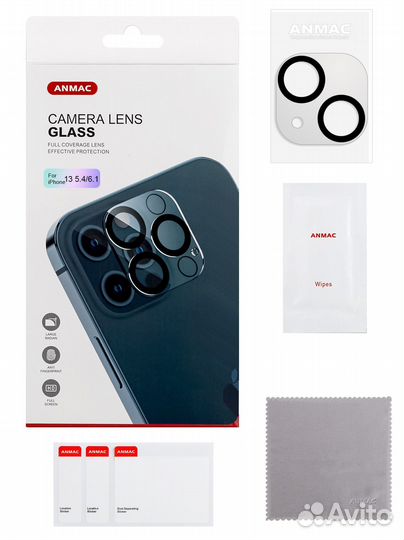 Защитное стекло на камеру для iPhone