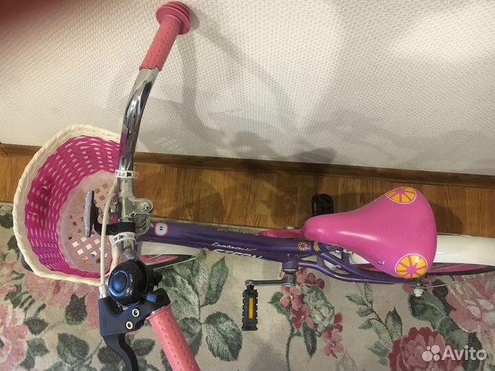 Детский велосипед 16, для девочки, б/у