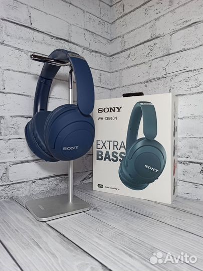 Беспроводные наушники Sony WH-XB910N Синие