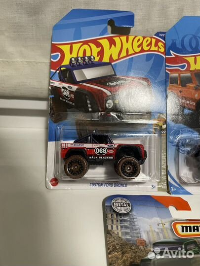 Hot Wheels Ford Bronco / Pickup сет 5 шт