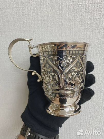 Кружка из серебра на 415 мл