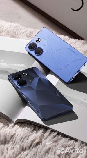 Tecno camon 20, новый, 8/256gb, цвет синий