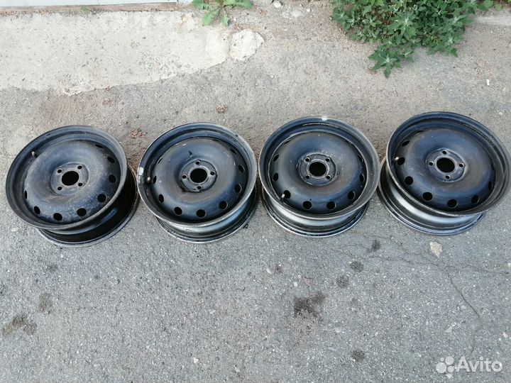 Штампованные диски, R15, 4x100, 4 шт