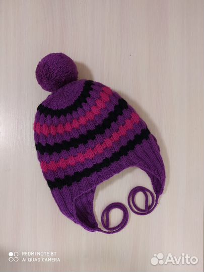 Шапка для девочки 4-6 лет