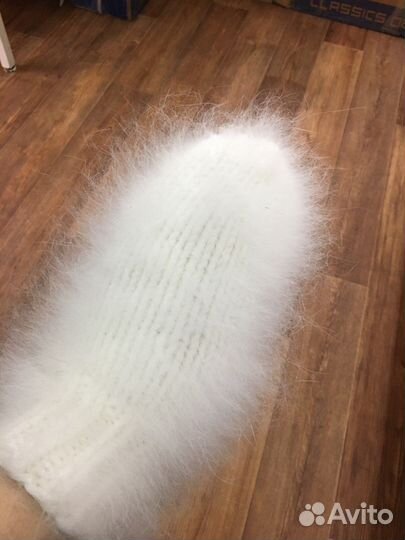 Варежки из козьего пуха