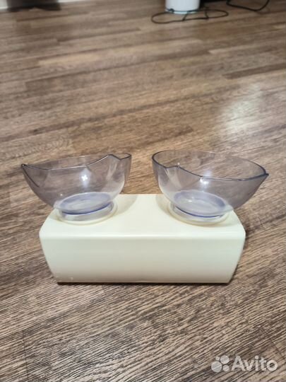 Двойная миска для кошек и собак бу