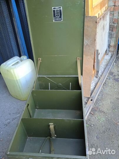 Военный ящик металлический для хранения Зипа