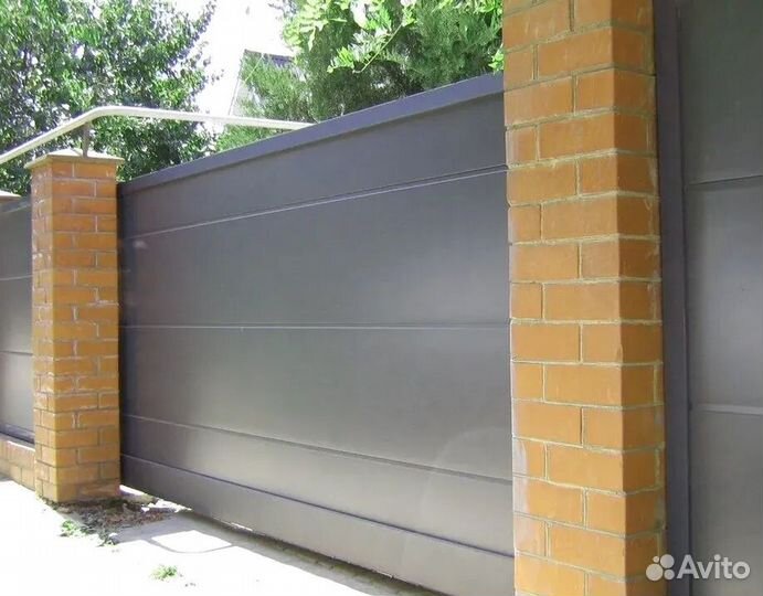 Откатные ворота со склада