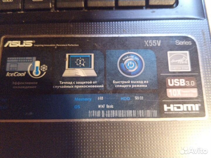 Ноутбук asus
