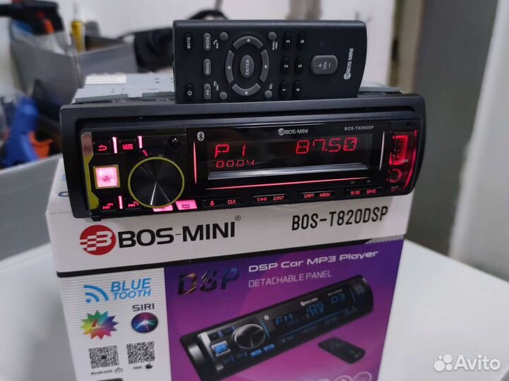 Магнитола Bos-Mini T820DSP, звуковой DSP процессор