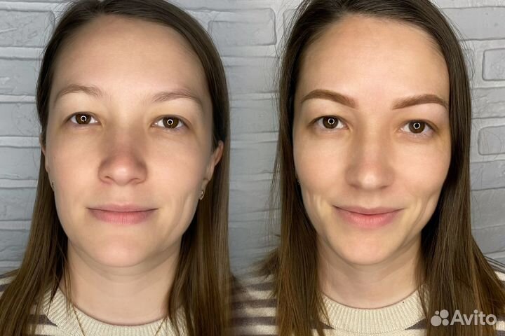 Перманентный макияж бровей губ