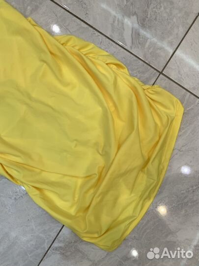 Новое желтое платье