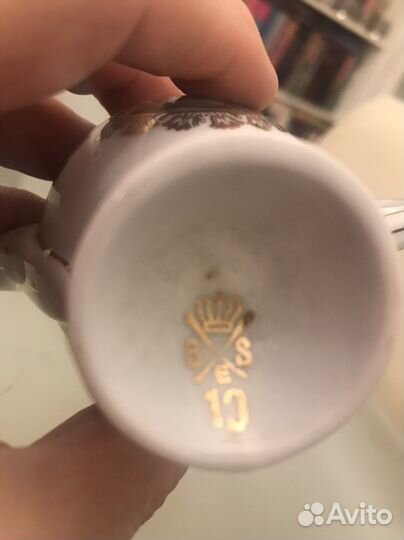 Сахарница и молочник фарфоровые