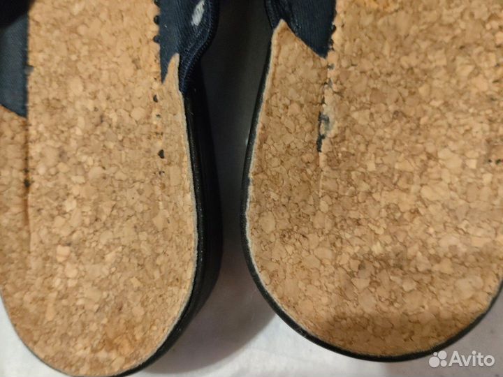 Босоножки на пробке.38.5р