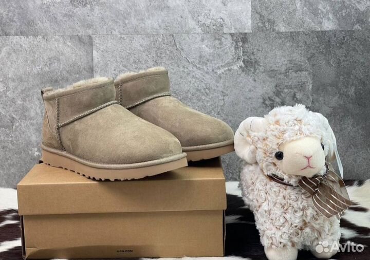 Угги Ugg Classic Ultra Mini Khaki