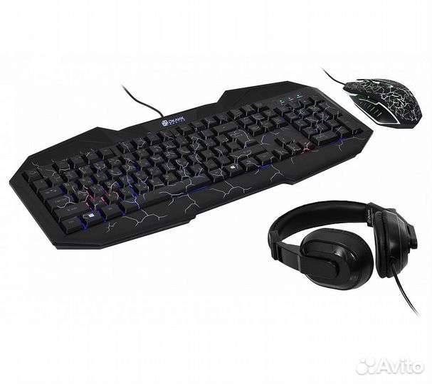 Комплект Оклик HS-HKM100G Imperial (клавиатура+мыш