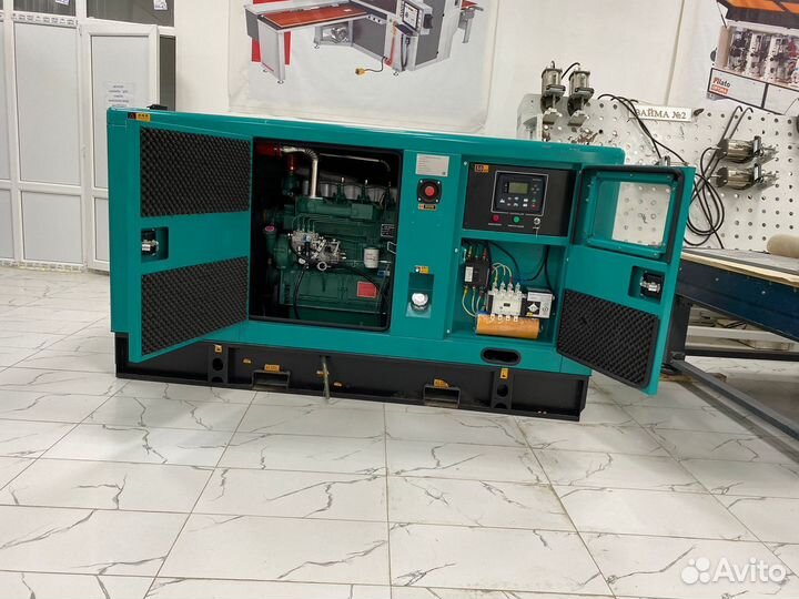 Дизельный генератор 40 кВт в кожухе с авр