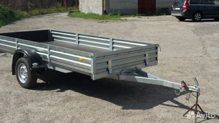 Прицеп автомобильный мзса 345х152см Alko,колп Е