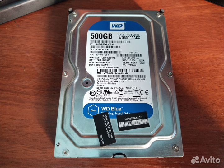 Жесткий диск SATA 500 Гб