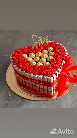 Торт из киндеров и рафаэлло