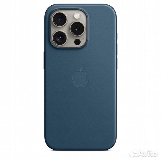 Чехол Apple iPhone 15 Pro FineWoven MagSafe Blue