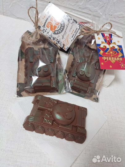 Шоколадные танки на 23 февраля