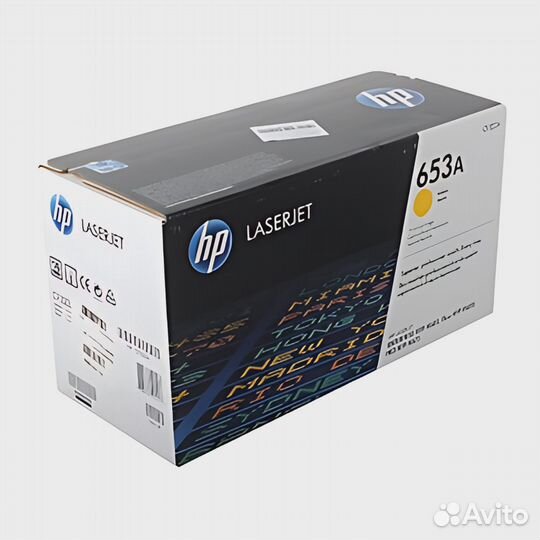 Картридж HP 653A Yellow желтый HP LaserJet Enterp