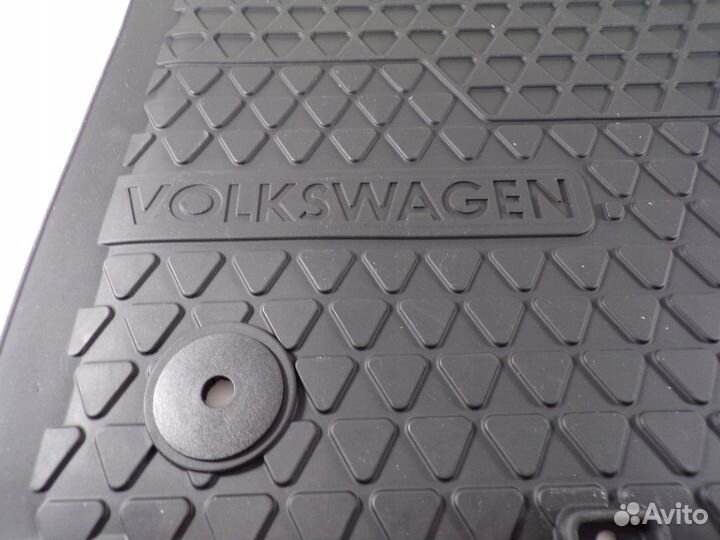 Коврики салона VW Caddy резиновые передн Оригинал