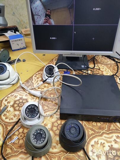 Камеры видеонаблюдения купольная б/у