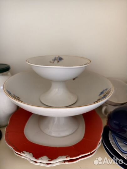 Конфетница и фруктница СССР фарфор