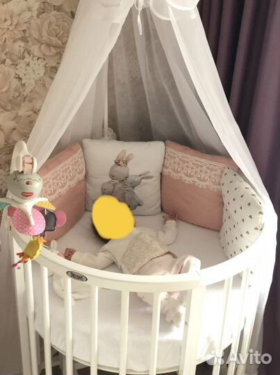 Бортики подушки в детскую кроватку