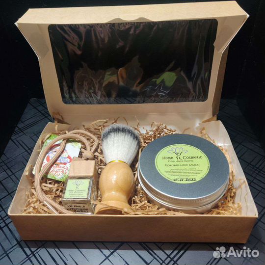 Бритвенное мыло с помазком