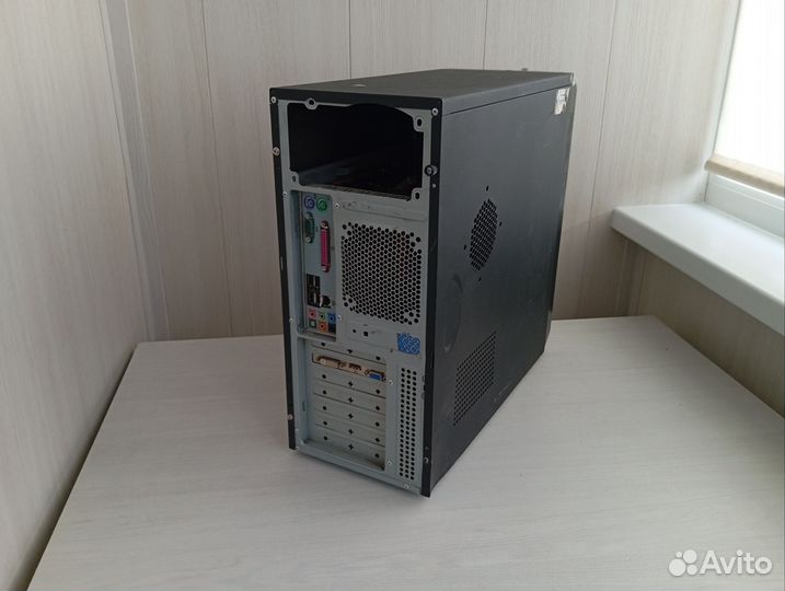 Корпус ATX для пк компютера с комплектующими