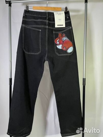 Джинсы широкие jnco sk8