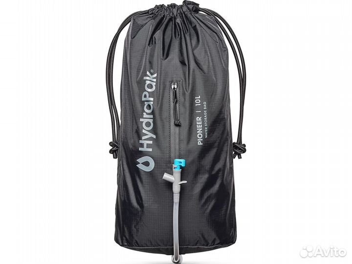 Мягкая канистра для воды hydrapak Pioneer 10L, чер