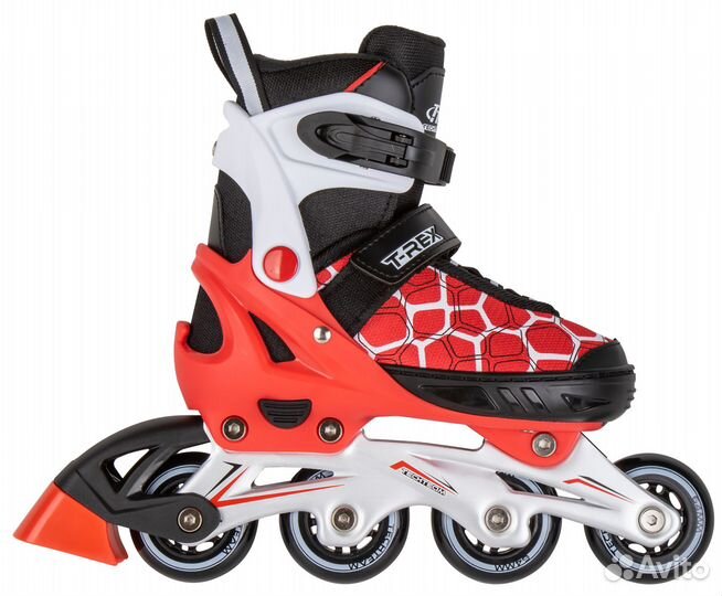 Роликовые коньки T-Rex р.29-32 (XS) красный