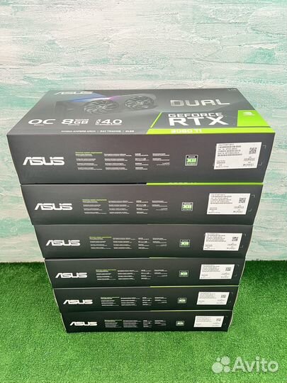 Видеокарта asus Dual GeForce RTX 3060 Ti V2 OC