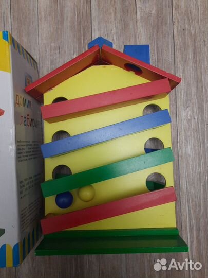Домик лабиринт горка