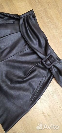 Кожаные шорты zara s