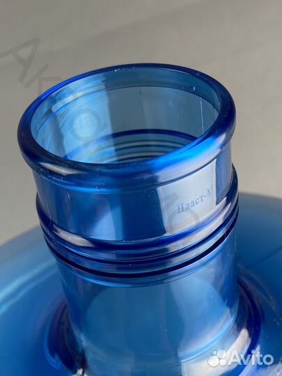 Бутыль 19л с ручкой, многооборотная, пэт 750гр