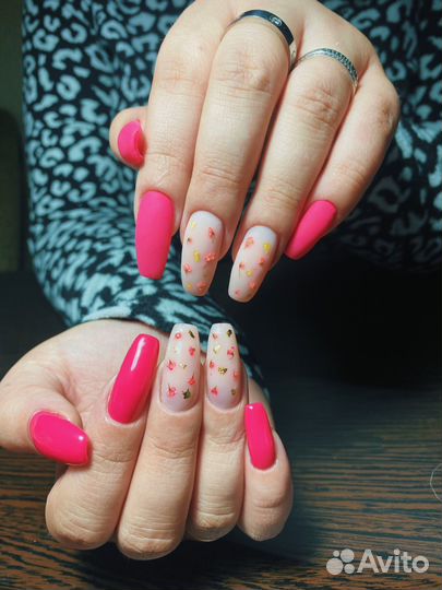 Гель-лак, Наращивание