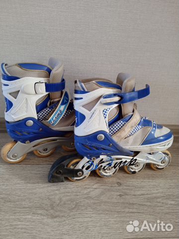 Роликовые коньки раздвижные размер 36-39