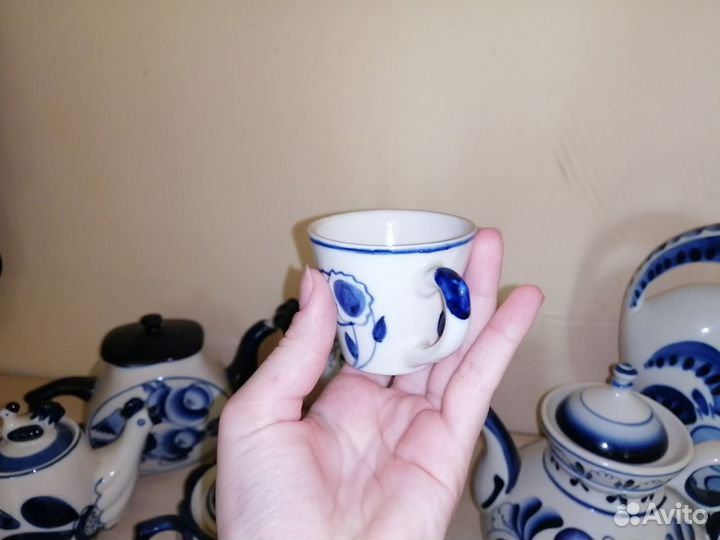 Декоративный сервиз Гжель