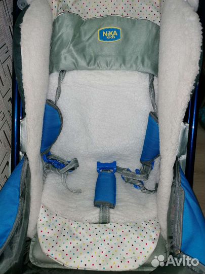 Детские санки коляска ника