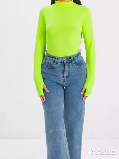 Боди женское кислотное