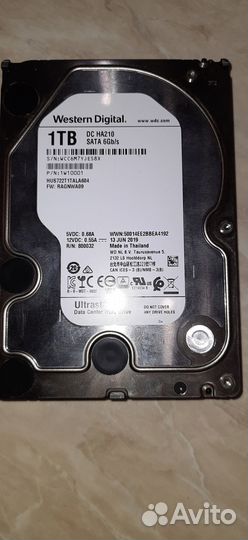 Жесткие диски HDD WD 500 гб/1тб/6тб/10тб
