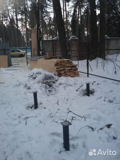 Винтовые сваи с монтажом