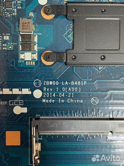 Материнская плата на Dell 3531 LA-B481P