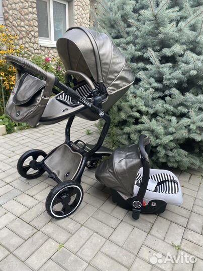 Коляска 3 в1 Foo foo Luxmom