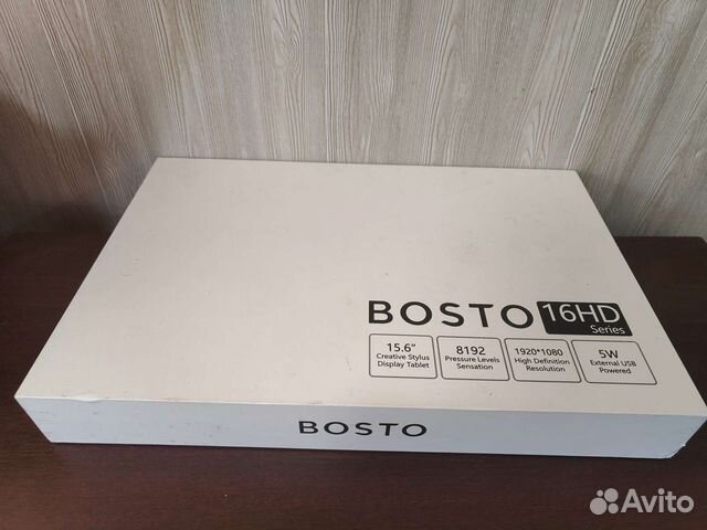 Крутой графический планшет Bosto 16HD 15,6 дюймов
